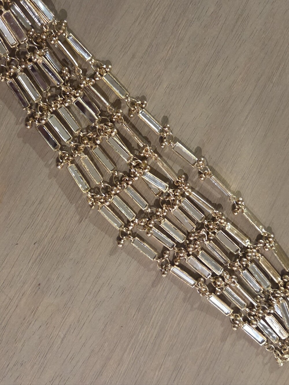 New Gold Mirror Ethereal Choker - Picture 8 of 9